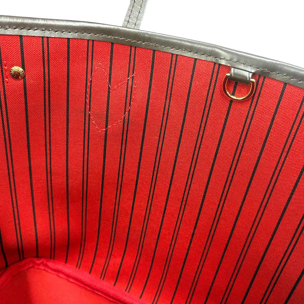 Louis Vuitton Damier Neverfull PM Tote Ebene Gold Brown — view 8