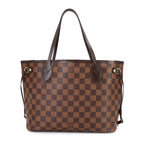 Louis Vuitton Damier Neverfull PM Tote Ebene Gold Brown — view 3