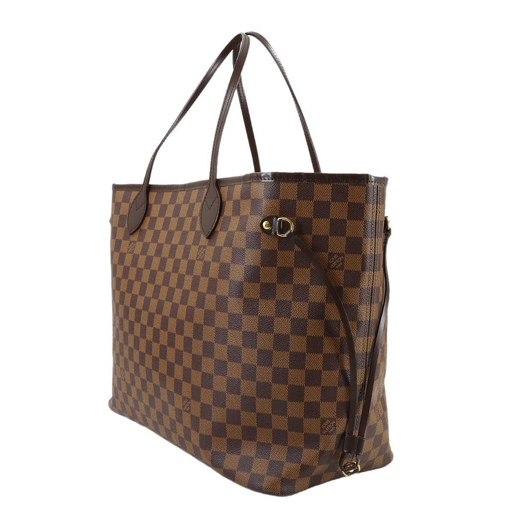 Louis Vuitton Damier Neverfull GM Tote Ebene Cerise Gold — view 3