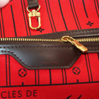 Louis Vuitton Damier Neverfull GM Tote Ebene Cerise Gold — view 7