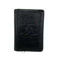 Chanel Business Card Holder Black CC Logo