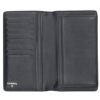 Chanel Camellia CC Logo Enamel Patent Leather Wallet — view 3