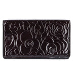 Chanel Camellia CC Logo Enamel Patent Leather Wallet — view 2