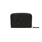 Chanel Classic Zip Coin Purse Stand CC Logo Grained Calfskin — view 3
