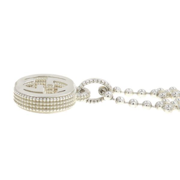 Gucci Interlocking Necklace Silver — view 3