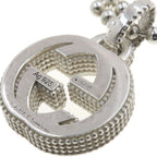 Gucci Interlocking Necklace Silver — view 7
