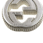 Gucci Interlocking Necklace Silver — view 8