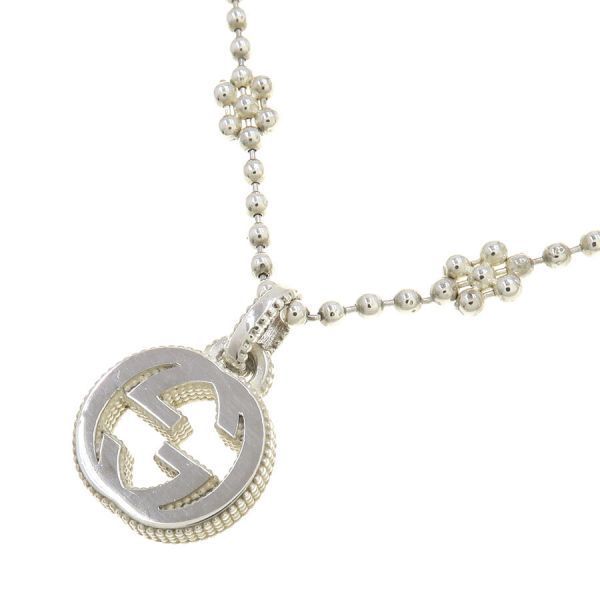Gucci Interlocking Necklace Silver — view 2