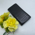 Saint Laurent Wallet Bifold Croco — view 3