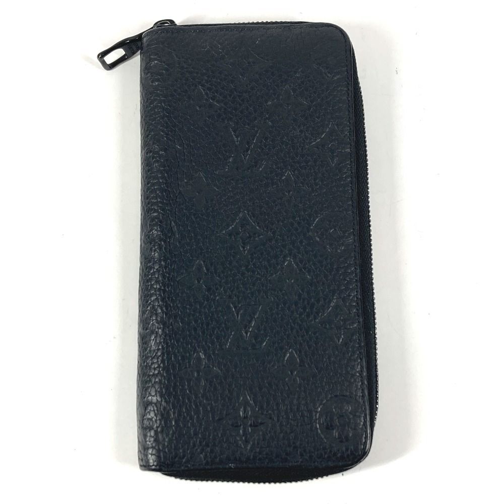 Louis Vuitton Wallet Zippy Vertical Taurillon Clemence Black