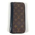 Louis Vuitton Wallet Zippy Vertical Monogram Macassar Canvas Brown