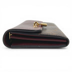 Louis Vuitton Wallet Portefeuille Venus Monogram Canvas Lezen Brown — view 5