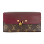 Louis Vuitton Wallet Portefeuille Venus Monogram Canvas Lezen Brown