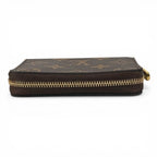 Louis Vuitton Coin Case Zippy Purse Wallet Monogram Canvas Brown — view 5