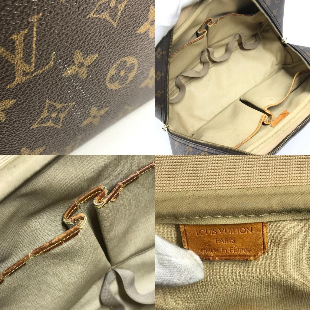 Louis Vuitton Handbag Deauville Monogram Canvas Brown — view 8