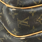 Louis Vuitton Shoulder Bag Reporter GM Monogram Canvas Brown — view 4