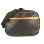 Louis Vuitton Shoulder Bag Reporter GM Monogram Canvas Brown