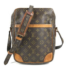 Louis Vuitton Shoulder Bag Danube MM Monogram Canvas Brown