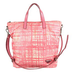 Prada Shoulder Bag Nylon Leather Pink