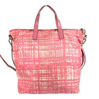 Prada Shoulder Bag Nylon Leather Pink — view 2