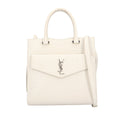 Saint Laurent Uptown Small Shoulder Bag White