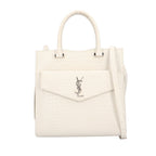 Saint Laurent Uptown Small Shoulder Bag White