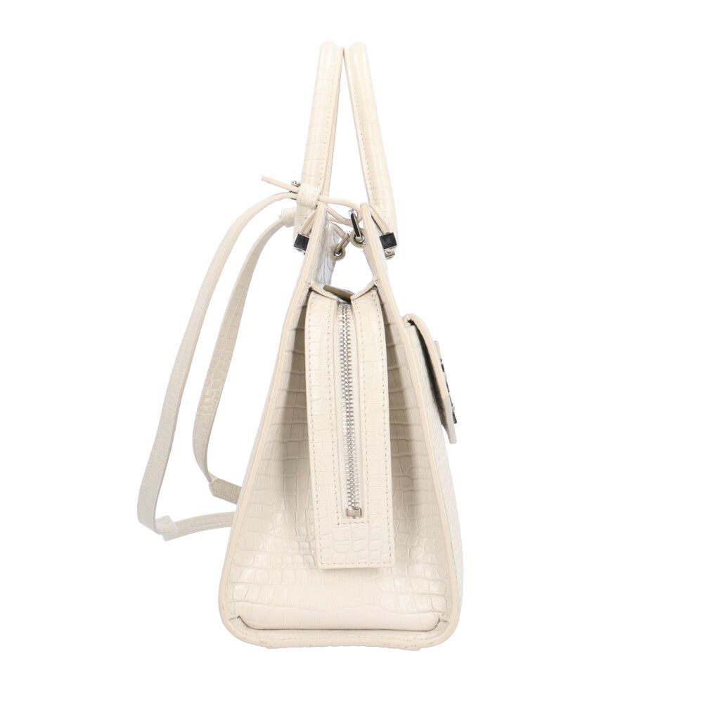 Saint Laurent Uptown Small Shoulder Bag White — view 5