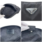 Prada Pouch Black Nero Vela Case — view 3