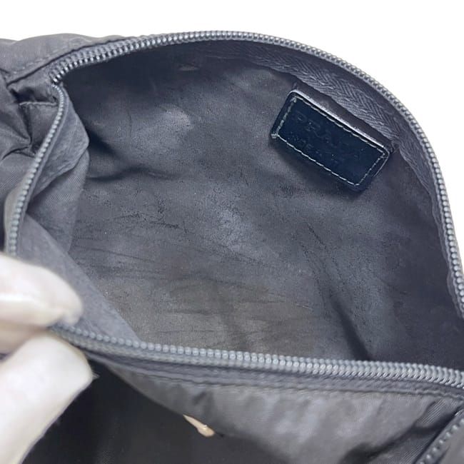 Prada Pouch Black Nero Vela Case — view 5