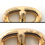 Hermes Earrings Chaine D'ancre Farandole Chain Motif 18k Pink Gold — view 3