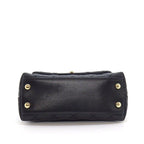 Chanel Shoulder Bag Quilted Coco Handle XXS Top Mini Black Bordeaux Caviar — view 4