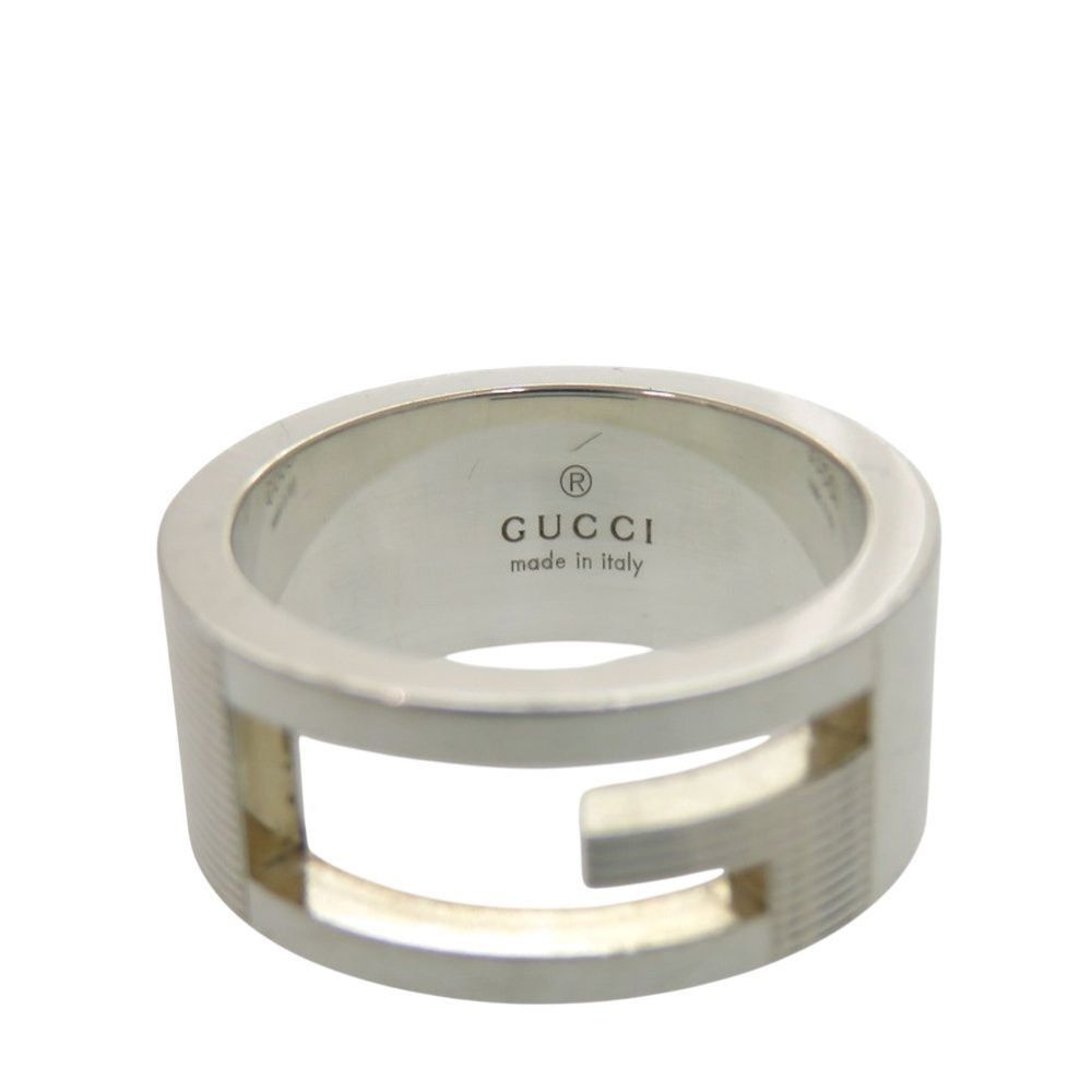 Gucci Cutout 925 Sterling Silver Ring — view 3