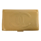 Chanel CC Logo Wallet Beige