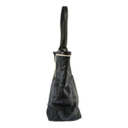 Chanel Camellia Locky Canvas Tote CC Logo Black Vintage — view 2