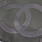 Chanel Camellia Locky Canvas Tote CC Logo Black Vintage — view 9