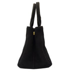 Prada Bag Handbag Canapa Mini Canvas Black Adult Simple Going Out — view 4