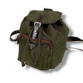 Prada Triangle Logo Drawstring Backpack Tessuto