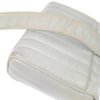 Chanel Geki Vertical Stitching CC Logo Shoulder Bag White Mademoiselle Vintage — view 9