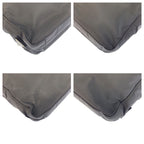 Prada Tessuto Black Silver Nylon 50 Tote Shoulder Bag — view 3