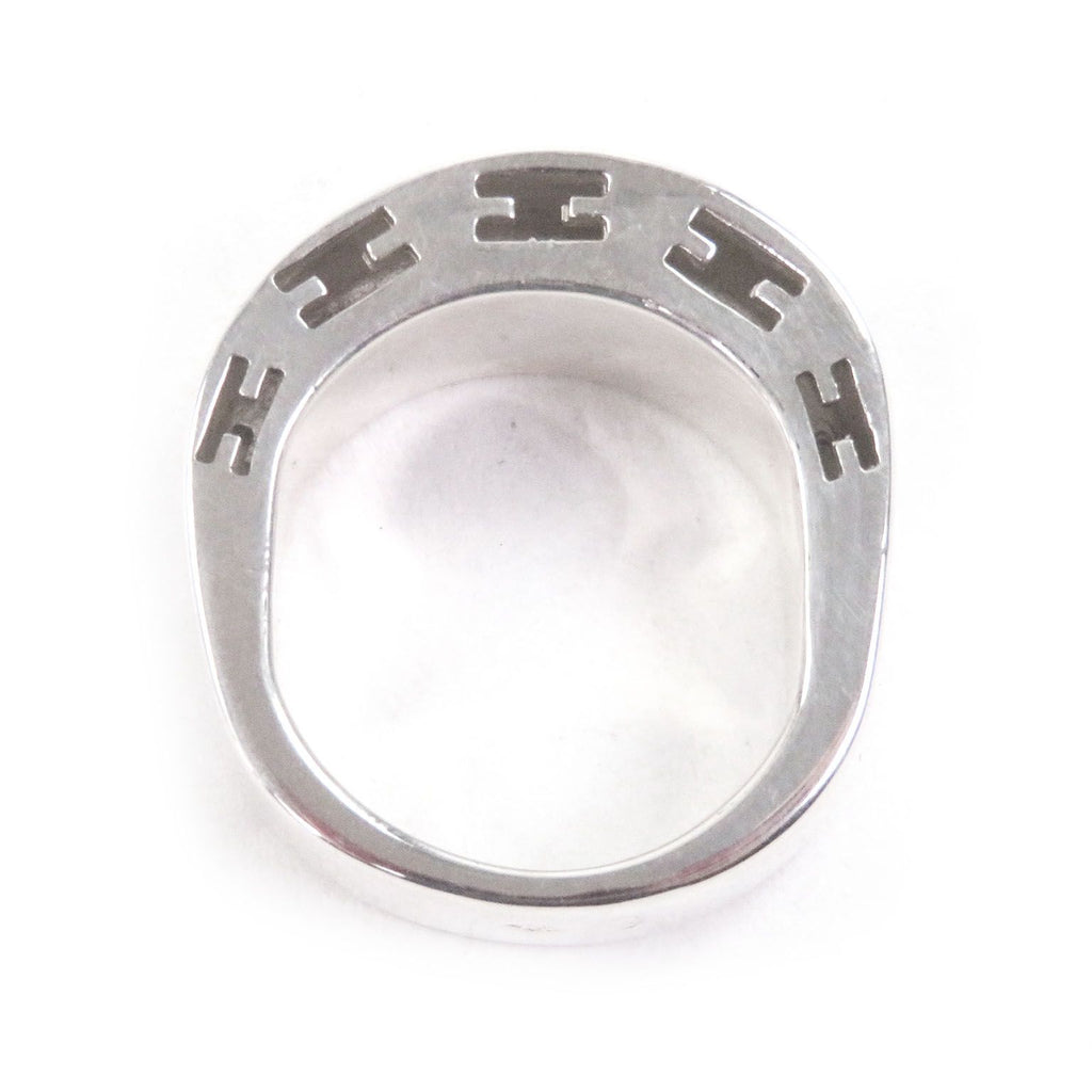Hermes Curarte Logo Ring Silver 50 Jp7 Recommended — view 3