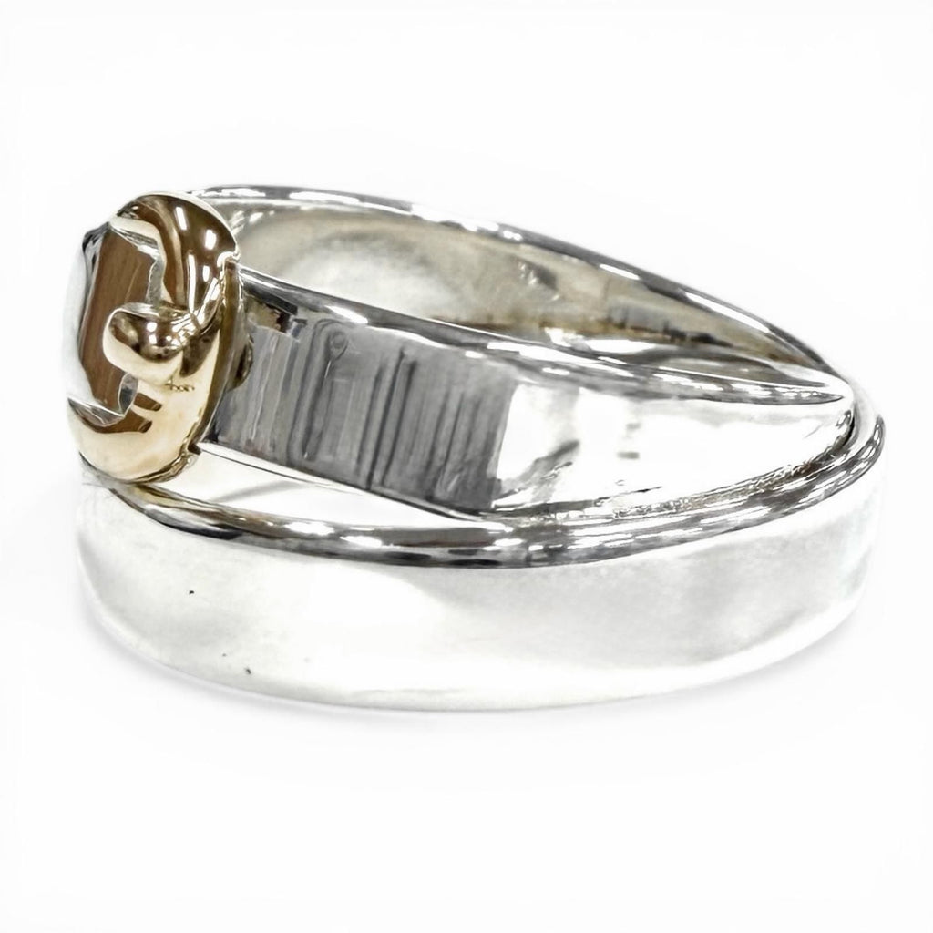 Hermes Double Tru Ring 925 18k Combination Belt