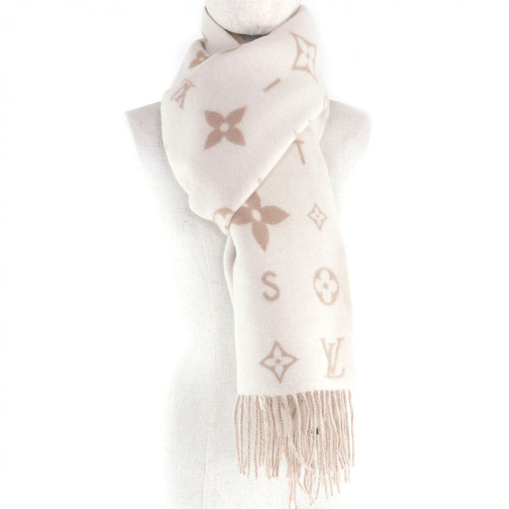 Louis Vuitton Scarf Reykjavik Cloud Cashmere 100% Beige — view 3