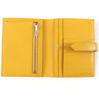 Hermes Bearn Compact Veau Epsom Joan Ambre Silver Wallet Bifold — view 5