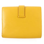 Hermes Bearn Compact Veau Epsom Joan Ambre Silver Wallet Bifold — view 2