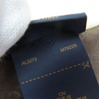 Louis Vuitton LV Logo Shearling Fur Tippet Shawl Scarf Ivory — view 8
