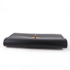 Hermes Kelly Pocket Long Veau Epsom Gold Wallet Black — view 5