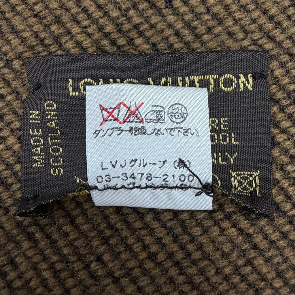 Louis Vuitton Cashmere Wool Monogram Scarf — view 6