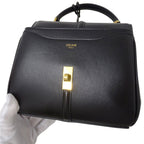 Celine 2-Way Shoulder Bag Mini 16 Seize Leather Black Small — view 8