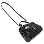 Celine 2-Way Shoulder Bag Mini 16 Seize Leather Black Small — view 4