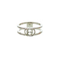 Gucci GG Interlocking ‎925 Sterling Silver Ring